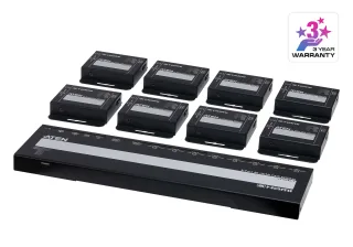 ATEN VS1828KIT - Video/audio splitter - HDMI - over CAT 6 - 8 ports - up to 50 m