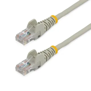 Startech 3m Gray Cat5e / Cat 5 Snagless Patch Cable - Patch cable - RJ-45 (M) to RJ-45 (M) - 3 m - UTP - CAT 5e - molded, snagless - grey
