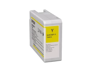 Epson C13T58C440 SJIC55(Y): Ink Cartridge for Colorworks CW-D6500/D6000 (Yello