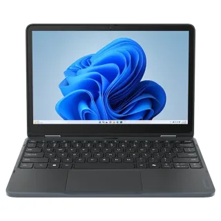 Lenovo 300w 2-in-1 Gen 5 83LF - Flip design - Intel N-series - N150 / up to 3.6 GHz - Win 11 Pro - Intel Graphics - 8 GB RAM - 128 GB SSD UFS 2.2 - 11.6" IPS touchscreen 1366 x 768 (HD) - Wi-Fi 6E, Bluetooth - slate grey - kbd: UK