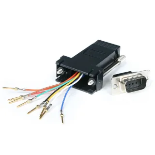 Startech DB9 to RJ45 Modular Adapter - M/F - Serial adapter - DB-9 (M) to RJ-45 (F) - GC98MF - Serial adapter - DB-9 (M) to RJ-45 (F) - for Startech 16 Port Enhanced RS232 Serial Console Server