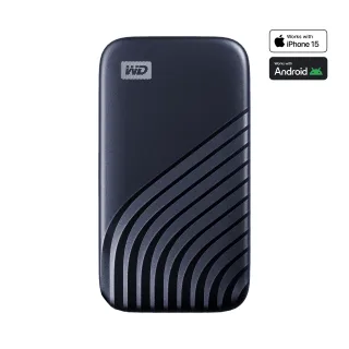 Sandisk WDBAGF0010BBL-WESN Mypassport SSD 1TB Midnightblue 1050MB/S Read 1000MB/S Wr PC/Mac