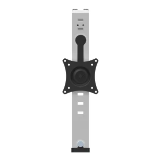 Startech Cubicle Monitor Mount, Cubicle Wall Single Monitor Hanger, Up to 34" VESA Mount Display, Height Adjustable Ergonomic Office Cubicle Hanging Flat Panel Hook & Clamp Bracket - Landscape/Portrait (ARMCBCLB) - Bracket - for Monitor - plastic, steel - silver - screen size: 17"-34" - mounting interface: VESA - wall-mountable