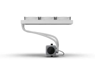 be quiet! Light Loop IO LCD 360mm White AIO CPU Liquid Cooler, IPS Display, ARGB, 3x Light Wings LX 120mm PWM Fans and IO Controller