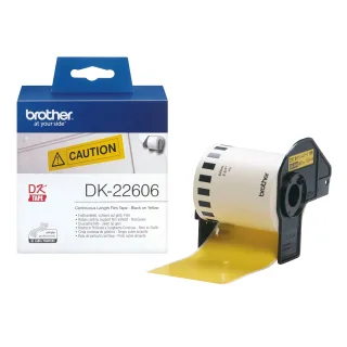 Brother DK22606 Cinta Continua Amarilla Ancho 62MM Longitud 15.24M
