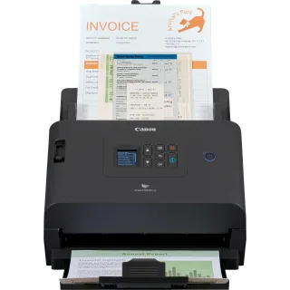 Canon imageFORMULA DR-S250N - Document scanner - Contact Image Sensor (CIS) - Duplex - 216 x 5588 mm - 600 dpi x 600 dpi - up to 50 ppm (mono) / up to 50 ppm (colour) - ADF (60 sheets) - up to 6000 scans per day - USB 3.2 Gen 1, Gigabit LAN