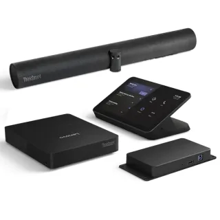 Lenovo ThinkSmart Core Gen 2 - Video conferencing kit (soundbar, Lenovo IP Controller, compute system) - with 3 Years Lenovo Premier Support - Certified for Microsoft Teams Rooms - black
