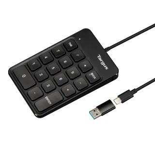 Targus EcoSmart - Keypad - USB-C, USB - black