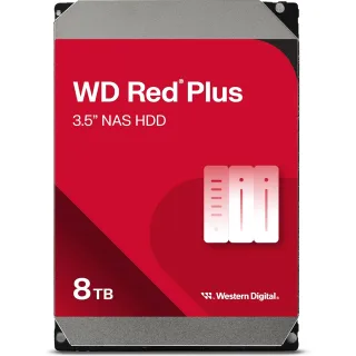 Western Digital WD80EFPX 8TB Red Plus 256MB Cmr 3.5" SATA 6GB/S 5640RPM