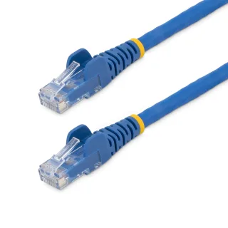 Startech 3m LSZH CAT6 Ethernet Cable, 10 Gigabit Snagless RJ45 100W PoE Network Patch Cord with Strain Relief, CAT 6 10GbE UTP, Blue, Individually Tested/ETL, Low Smoke Zero Halogen - Category 6 - 24AWG (N6LPATCH3MBL) - Patch cable - RJ-45 (M) to RJ-45 (M) - 3 m - 6 mm - UTP - CAT 6 - snagless - blue