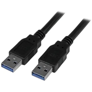 StarTech 3m 10 ft USB 3.0 Cable - A to A - M/M - Long USB 3.0 Cable - USB 3.1 Gen 1 (5 Gbps) (USB3SAA3MBK) - USB cable - USB Type A (M) to USB Type A (M) - USB 3.0 - 3 m - molded - black - for P/N: HB30C1A1CPD, HB30C3A1CFBW, HB30C3A1CST, HB30C5A2CSC, HB30C5A2CST, SV231DPU34K
