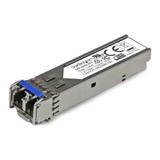Startech MSA Uncoded Compatible SFP Module, 1000BASE-LX, 1GbE Single Mode (SMF) Fiber Optic Transceiver, 1GE Gigabit Ethernet SFP, LC Connector, 10km, 1310nm, DDM, Mini GBIC Module - Lifetime Warranty (SFP1000LXST) - SFP (mini-GBIC) transceiver module - 1GbE - 1000Base-LX - LC single-mode - up to 10 km - 1310 nm - for P/N: US1GA30SFP, US1GC30SFP