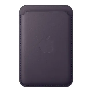 Apple - Wallet for mobile phone / credit card - MagSafe compatibility - microtwill, FineWoven - midnight purple - for iPhone 12, 13, 14, 15, 16, 16e, 17, 17e, 18, Air