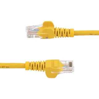 Startech 5m Yellow Cat5e / Cat 5 Snagless Ethernet Patch Cable 5 m - Network cable - RJ-45 (M) to RJ-45 (M) - 5 m - UTP - CAT 5e - snagless, stranded - yellow