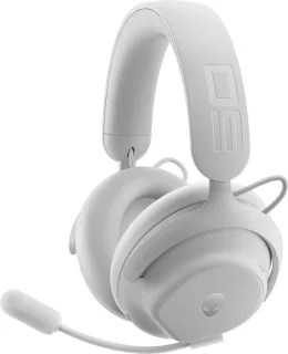 Alienware Pro Wireless Gaming Headset - Headset - full size - Bluetooth / 2.4 GHz radio frequency - wireless, wired - active noise cancelling - USB - lunar light