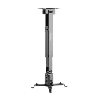Manhattan 461207 Projector Ceiling/Wall Mount- Height: 43-65CM Max 20KG Black