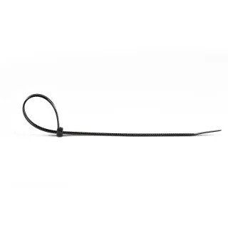 Startech 8"(20cm) Cable Ties, 2-1/8"(55mm) Dia, 50lb(22kg) Tensile Strength, Nylon Self Locking Zip Ties, UL Listed, 1000 Pack, Black (CBMZT8BK) - Cable tie - 20.32 cm - black - TAA Compliant (pack of 1000)