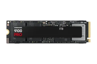 Samsung 9100 Pro(MZ-VAP1T0BW) 1TB  SSD, PCIe 5.0 x4, NVMe 2.0 Interface, Up to 14,700 MB/s Read, Up to 13,300 MB/s Write, 5-year Limited Warranty or 600TBW Limited Warranty