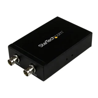 StarTech SDI to HDMI Converter - 3G SDI to HDMI Adapter with SDI Loop Through Output - SDI to HDMI Audio/Video Adapter - 755ft (230m) (SDI2HD)