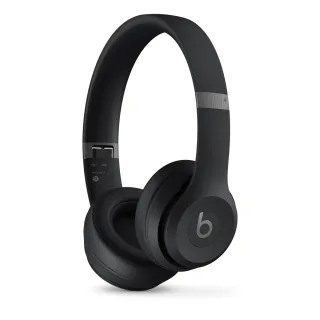 Beats Solo 4 - Headphones with mic - on-ear - Bluetooth - wireless - 3.5 mm jack, USB-C - noise isolating - matte black