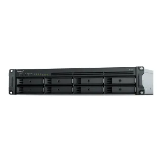 Synology RackStation RS1221+ - NAS server - 8 bays - rack-mountable - SATA 6Gb/s - RAID 0, 1, 5, 6, 10, JBOD - RAM 4 GB - Gigabit Ethernet - iSCSI support - 2U
