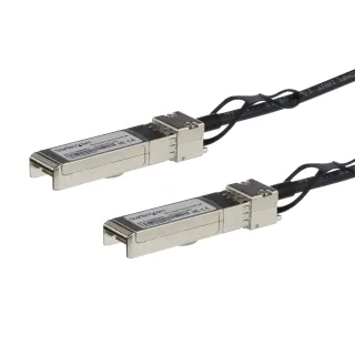 Startech MSA Uncoded Compatible 5m 10G SFP+ to SFP+ Direct Attach Breakout Cable Twinax, 10 GbE SFP+ Copper DAC 10 Gbps Low Power Passive Transceiver Module DAC, 10GE Breakout Cable - Lifetime Warranty (SFP10GPC5M)