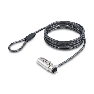 Startech Slim Lock Noble Wedge Slot Compatible, 6.6ft Locking Cable - Security cable lock - 2 m - TAA Compliant