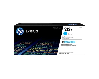 HP 212X - High Yield - cyan - original - LaserJet - toner cartridge (W2121X) - for Color LaserJet Enterprise M555, MFP M578, LaserJet Enterprise Flow MFP M578