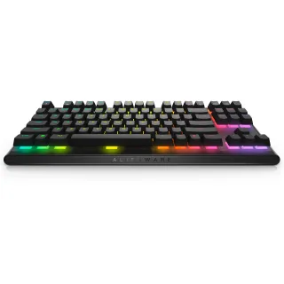 Alienware AW420K - Keyboard - tenkeyless - backlit - USB - QWERTY - US - key switch: CHERRY MX Red - lunar light