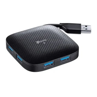 TP-Link UH400 - Hub - 4 x SuperSpeed USB 3.0 - desktop