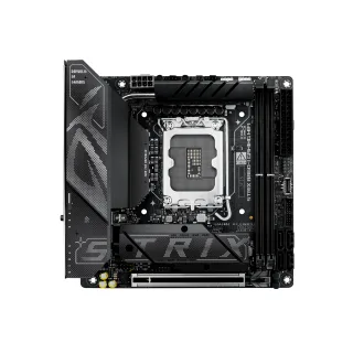 ASUS ROG STRIX B860-I GAMING WIFI - Motherboard - mini ITX - LGA1851 Socket - B860 Chipset - USB4, USB 3.2 Gen 2, USB-C 3.2 Gen 2x2, USB 3.2 Gen 1 - Wi-Fi 7, 2.5 Gigabit LAN, Bluetooth - onboard graphics (CPU required) - HD Audio (8-channel)