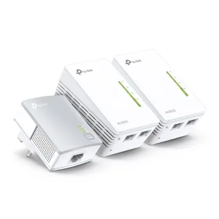 TP-Link TL-WPA4220 TKIT AV600 Powerline Wi-Fi Booster 2 LAN, 3 units