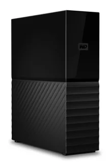 WD My Book WDBBGB0080HBK - Hard drive - encrypted - 8 TB - external (desktop) - USB 3.0 - 256-bit AES - black
