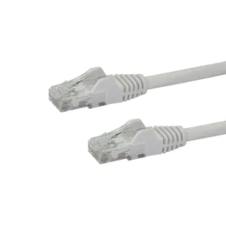 Startech 75ft CAT6 Ethernet Cable, 10 Gigabit Snagless RJ45 650MHz 100W PoE Patch Cord, CAT 6 10GbE UTP Network Cable w/Strain Relief, White, Wiring is UL Certified/TIA - Category 6 - 24AWG (N6PATCH75WH)