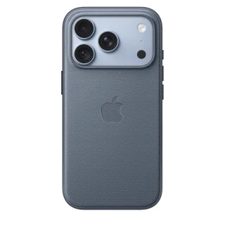 Apple - Protective cover for mobile phone - MagSafe compatibility - TechWoven - blue chambray - for iPhone 18 Pro