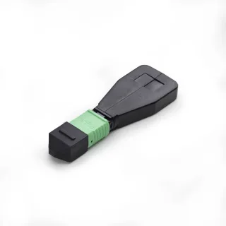 Startech - Loopback adapter - TAA Compliant - MTP/MPO single-mode (F) - fibre optic - 9 / 125 micron - OS2 - green & black