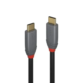 Lindy 36903 2M USB 3.2 Type C Cable 5A PD Anthra Line