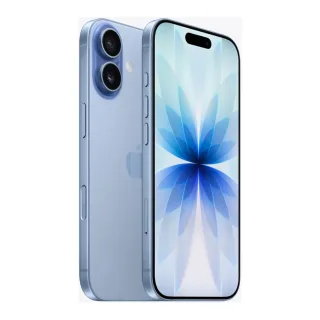 Apple iPhone 17 - 5G smartphone - dual-SIM / Internal Memory 512 GB - OLED display - 6.3" - 2622 x 1206 pixels (120 Hz) - 2x rear cameras 48 MP, 48 MP - front camera 18 Megapixel - mist blue