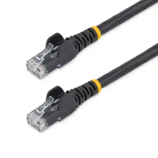 Startech 2m CAT6 Ethernet Cable, 10 Gigabit Snagless RJ45 650MHz 100W PoE Patch Cord, CAT 6 10GbE UTP Network Cable w/Strain Relief, Black, Wiring is UL Certified/TIA - Category 6 - 24AWG (N6PATC2MBK) - Patch cable - RJ-45 (M) to RJ-45 (M) - 2 m - UTP - CAT 6 - molded, snagless - black