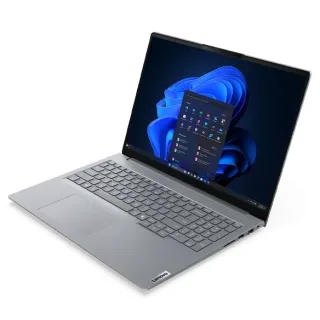 Lenovo ThinkBook 16 Gen 9 (16" AMD), AMD Ryzen 5 220 (3.20GHz, 16MB), 16" WUXGA Non-Touch, W11P64 US/UK_ENG, 16.0GB, 1x512GB SSD M.2 2242 PCIe Gen4 QLC, AMD Radeon 740M, BT 5.4,Wi-Fi 7 2x2 BE, 100/1000M Ethernet, FPR, 1080P FHDHybrid, 3 Cell Li-ion 48Wh, 65W, 1CourierCarryin, CO2 Offset, Backlit, Luna Grey-English (UK)