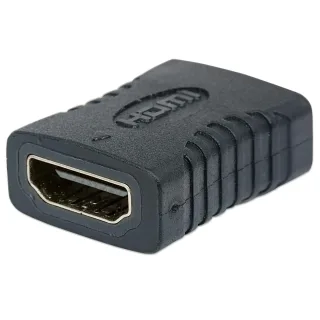 Manhattan 353465 HDMI Coupler 4K/60HZ Straight- Female/Female Black Polybag