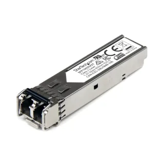 Startech MSA Uncoded Compatible SFP Module, 1000BASE-SX, 1GbE Multi Mode (MMF) Fiber Optic Transceiver, 1GE Gigabit Ethernet SFP, LC Connector, 550m, 850nm, DDM, 1Gbps Mini GBIC Module - Lifetime Warranty (SFP1000SXST) - SFP (mini-GBIC) transceiver module - 1GbE - 1000Base-SX - LC multi-mode - up to 550 m - 850 nm - for P/N: US1GA30SFP, US1GC30SFP