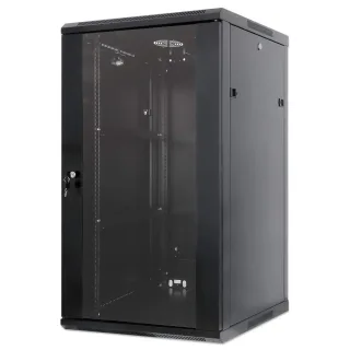 Intellinet 712057 Network Cabinet Wall Mount 20U- (Standard 600MM Black Assembled