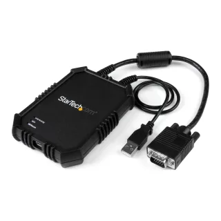 Startech USB Crash Cart Adapter with File Transfer and Video Capture - Laptop to Server KVM Console - Portable & Rugged (NOTECONS02X) - KVM switch - 1 x KVM port(s) - 1 local user - desktop