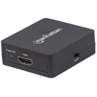 Manhattan 207652 HDMI Splitter 1080P 2 Port- USB-A Powered Black