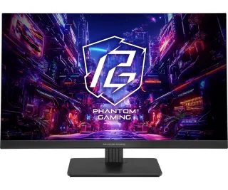 ASRock Phantom Gaming PG27FFT1B 27 Inch FHD (1920 x 1080) IPS Gaming Monitor, 180Hz 1ms (MPRT) Response Time, 2 x HDMI 2.0, 1 x DisplayPort 1.2, with Speakers
