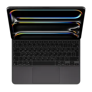 Apple Magic Keyboard - Keyboard and folio case - with trackpad - backlit - Apple Smart connector - QWERTY - Arabic/English - black - for 13-inch iPad Pro (M4, M5)