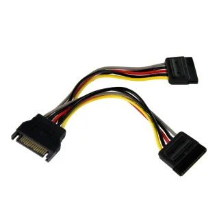 StarTech 6in SATA Power Y Splitter Cable Adapter - M/F - Power splitter - SATA power (M) to SATA power (F) - 6 in - PYO2SATA - Power splitter - SATA power (M) to SATA power (F) - 15.2 cm