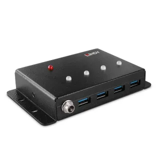 Lindy 43374 4 Port USB 3.0 Metal Hub