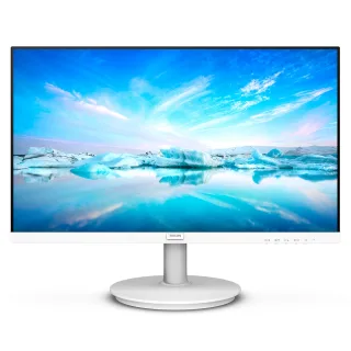 Philips V-line 271V8AW - LED monitor - 27" - 1920 x 1080 Full HD (1080p) @ 75 Hz - IPS - 250 cd/m² - 1000:1 - 4 ms - HDMI, VGA - speakers - textured white
